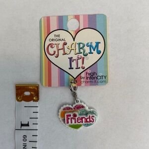 NEW Charm IT! High IntenCITY Kids Teen Heart Friends Charm for Charm Bracelet